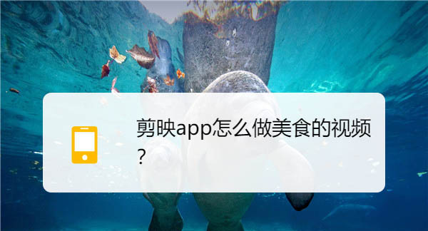 经验分享剪映美食视频怎么制作。