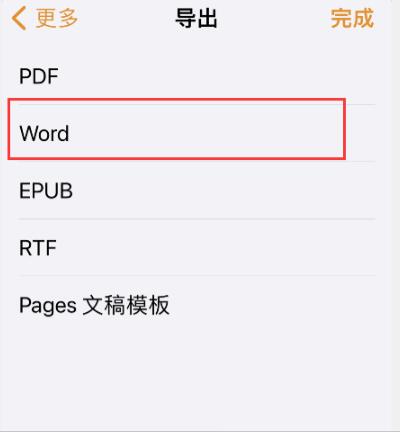 经验分享pages文稿怎样导出为word格式。