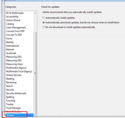 经验分享Adobe Reader XI(pdf阅读器)中关闭自动更新的操作步骤 经验分享很及时