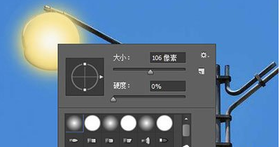 经验分享PS点亮路灯的操作过程