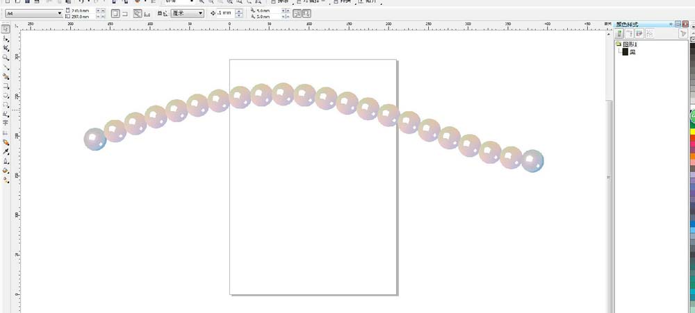 经验分享CorelDraw X4制作漂亮珍珠项链的操作教程 经验分享蓝奏云软件合集我来说说链接汇总