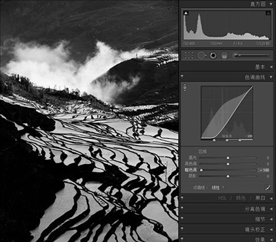 Lightroom用色调曲线修图的操作方法截图