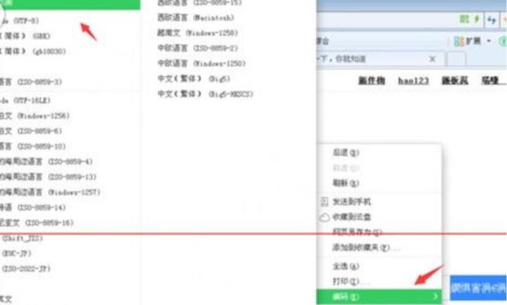 经验分享百度浏览器中打开乱码的处理方法