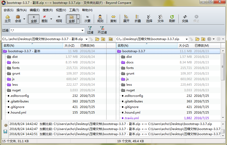 经验分享Beyond Compare比较压缩文档不对齐的方法步骤 经验分享的开头和结束语
