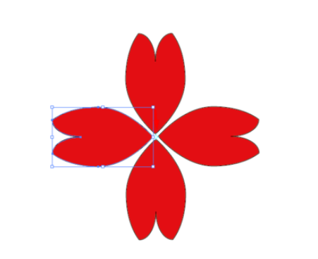 经验分享ai绘制花瓣图案的操作方法