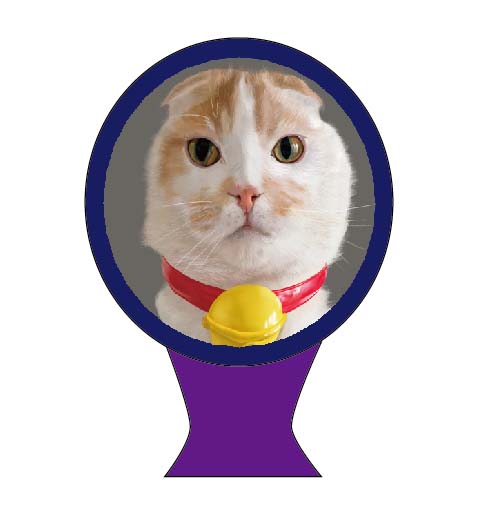 经验分享ai合成小猫照镜子效果图的操作方法
