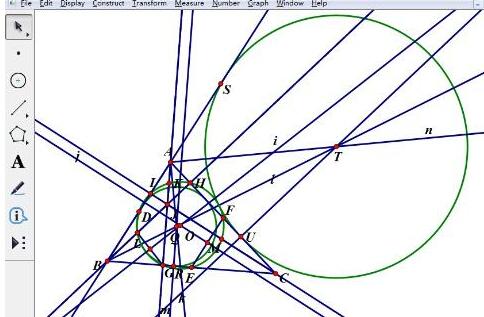 经验分享如何利用几何画板验证费尔巴哈定理