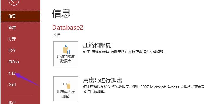 access数据库设置不打印标题的操作方法截图