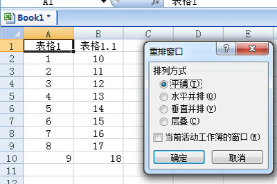 经验分享Excel同时查看两个表格的操作方法 经验分享得几点希望能帮到大家