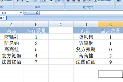 经验分享Excel盘点库存的操作步骤 经验分享的和平精英