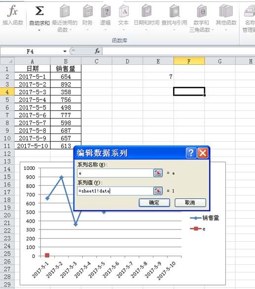 经验分享Excel制作随滚动条变化的动态图表的步骤方法 经验分享得几点希望能帮到大家
