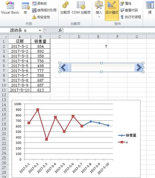 经验分享Excel制作随滚动条变化的动态图表的步骤方法 经验分享得几点希望能帮到大家