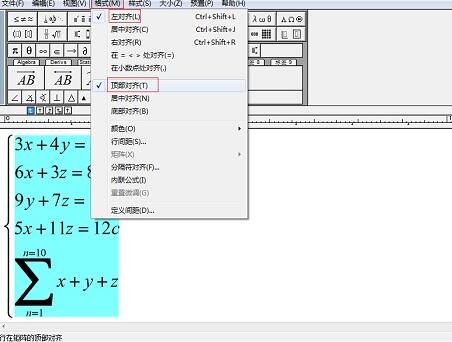 经验分享MathType大括号公式有空行的解决技巧