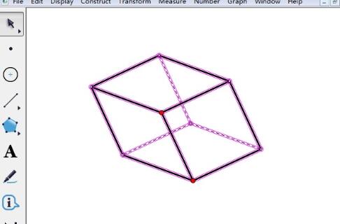 经验分享几何画板快速画出正六面体的操作方法