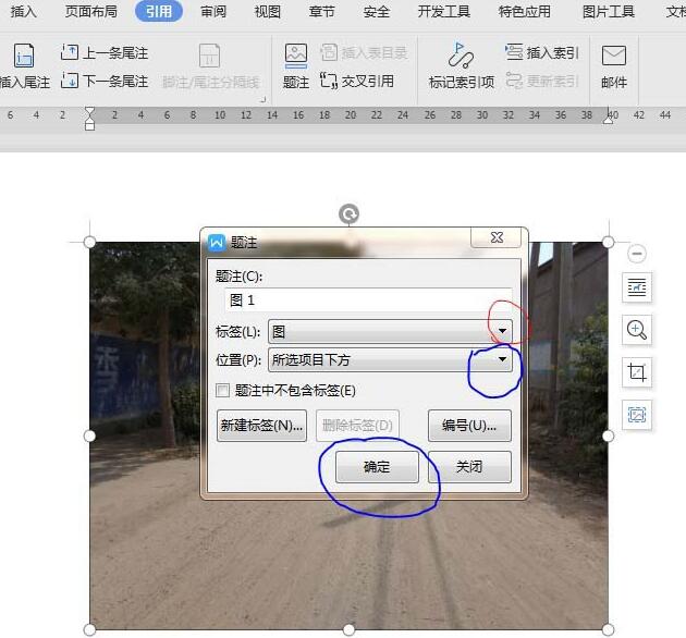 经验分享wps2019图片添加题注的操作方法