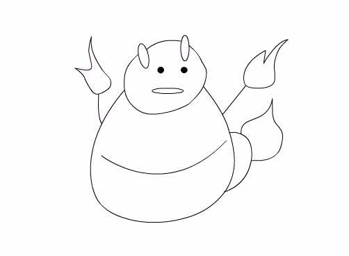 经验分享Flash绘制小怪物的操作流程