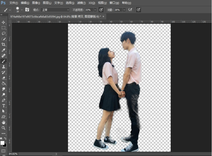 经验分享如何使用ps制作人物剪影