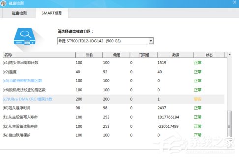 经验分享Win7检测硬盘提示ultra