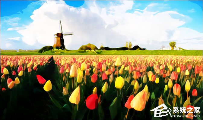 经验分享PS图片处理软件怎么将照片处理成油画效果