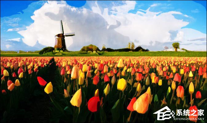 经验分享PS图片处理软件怎么将照片处理成油画效果