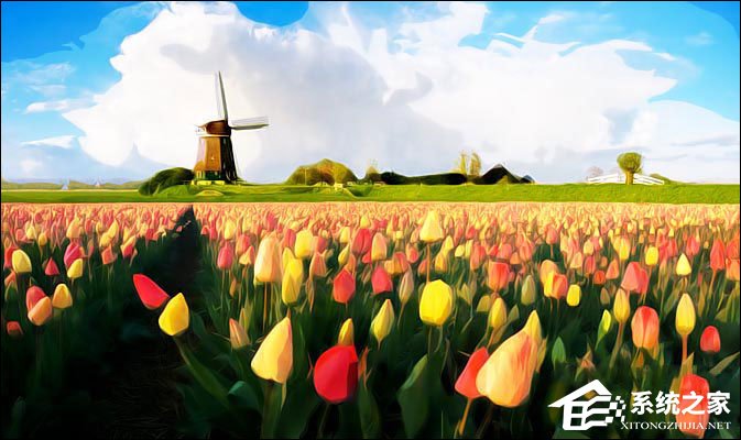 经验分享PS图片处理软件怎么将照片处理成油画效果