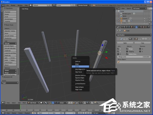 经验分享Blender八仙桌建模教程（blender人体建模教程）