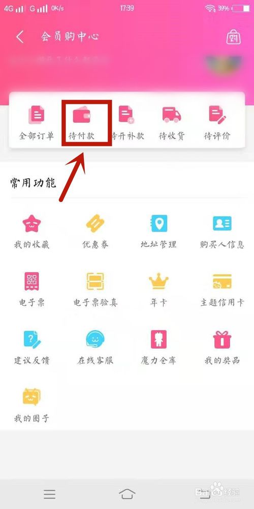 经验分享B站怎样在会员购里查看待付款 待付款查看方法介绍。