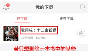 经验分享在蜻蜓FM中删掉下载内容的图文教程。