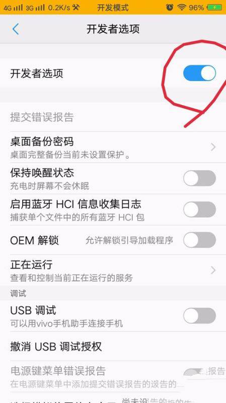 经验分享在vivox20中开启开发者选项的具体方法。