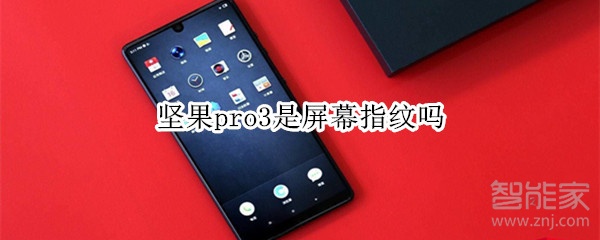 经验分享坚果pro3是不是屏幕指纹。