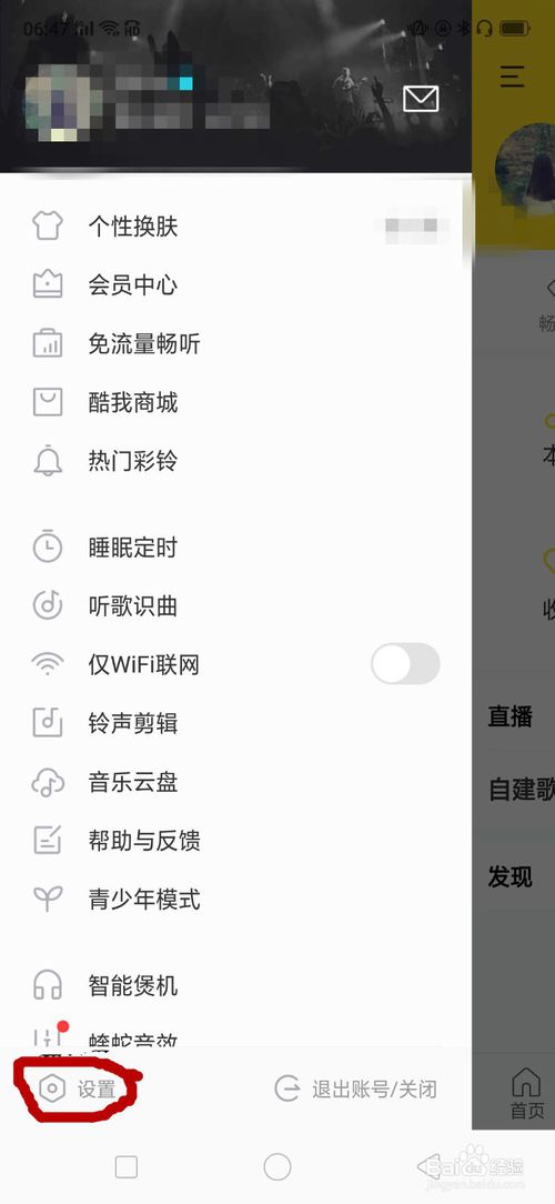 经验分享酷我音乐连接蓝牙如何自动播放歌曲。