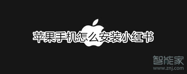 经验分享苹果手机如何安装小红书。