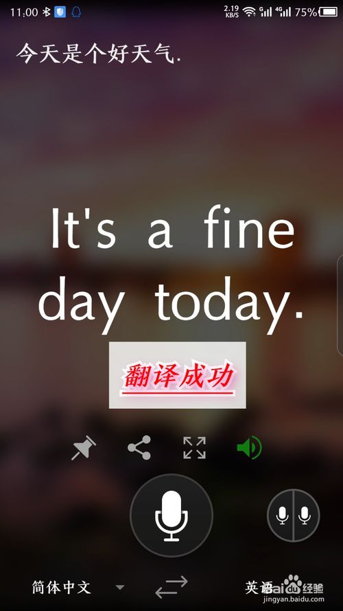 经验分享微软翻译如何设置中文翻译成英语。
