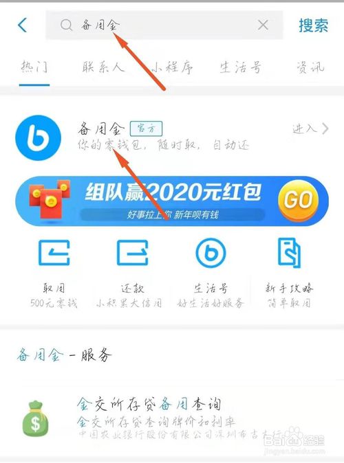 经验分享支付宝备用金怎么用。