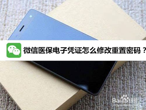 经验分享微信医保电子凭证如何修改密码。