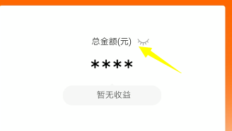 经验分享余额宝怎么将金额进行隐藏。