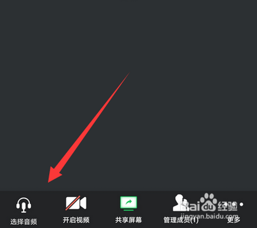 经验分享腾讯会议如何断开音频重新连接。