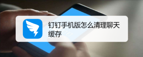 经验分享钉钉手机版聊天缓存在哪删。