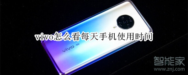 经验分享vivo在哪可以看手机使用了多长时间。