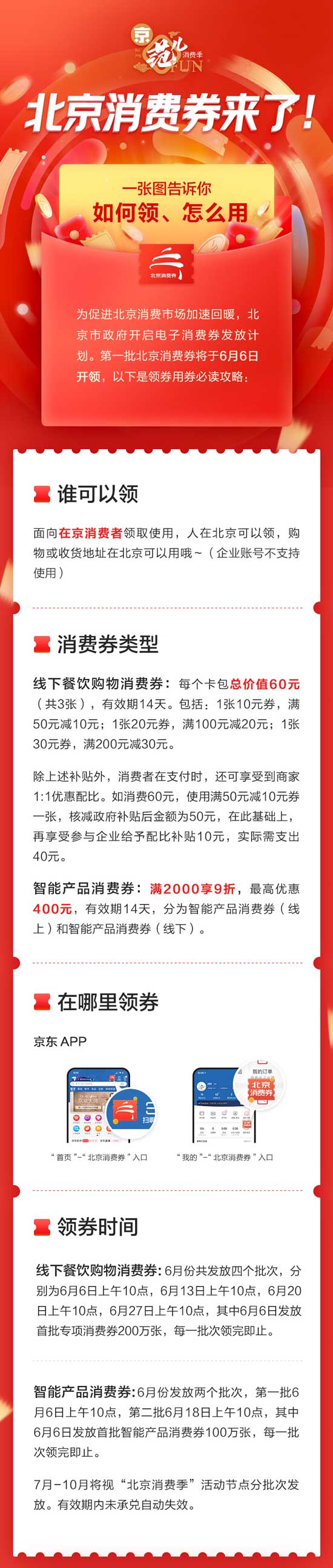 经验分享北京消费券在哪领。