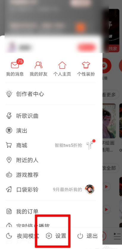 网易云音乐怎么开启与其他应用同时播放