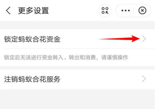 1605152735955377.png 经验分享支付宝蚂蚁合花资金怎样锁定。