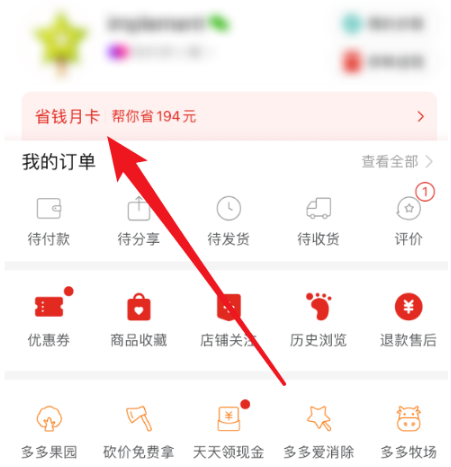 1605490585623322.png 经验分享拼多多在哪开通省钱月卡。