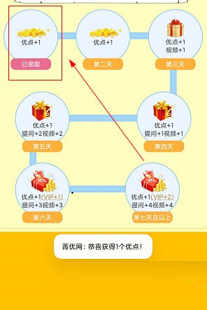 菁优网如何签到得优点。