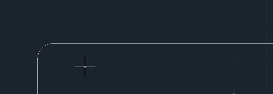 将直角变圆角，可用Autocad圆角命令