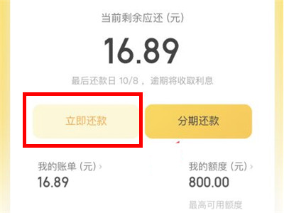 美团月付还款的入口在哪里。
