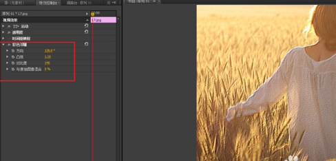利用Premiere做出画面浮雕效果的操作流程。
