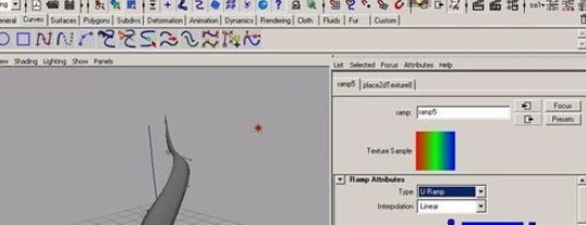 maya制作蜡烛火焰的操作流程。