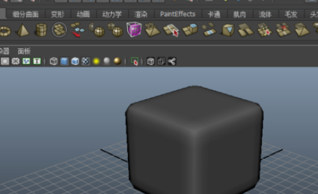 maya制作简单实体的操作流程。
