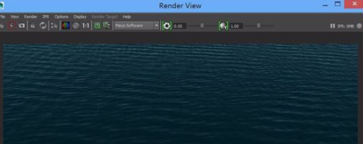 maya制作海洋的操作流程。